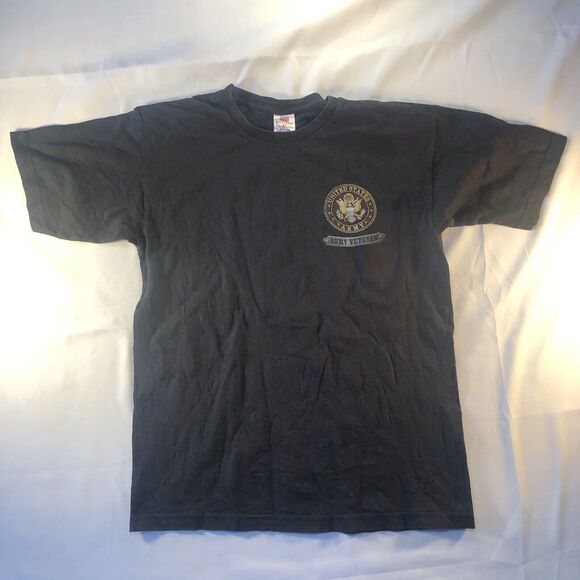 U.S. Army Other - Proud to Have Served US Army Black T-Shirt Men's Size M Crewneck Navy Veteran